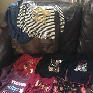 Little girl shirts 8 shirts for one price